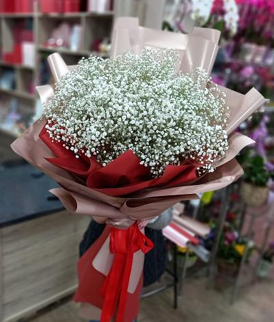 Букет цветов из: Гипсофила в Гору-Подол
