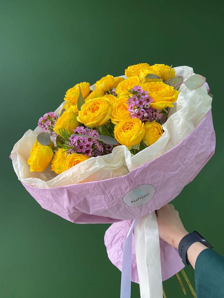 Кустовые желтые розы в Гору-Подол Букет Кустовые желтые розы в Гору-Подол