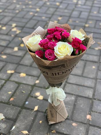 Букет цветов из: Розы в Гору-Подол